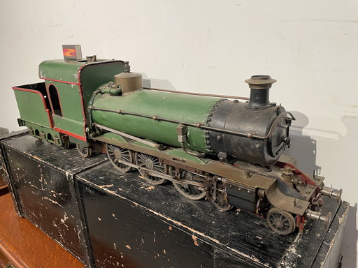 Stoomtrein Op Schaal in Originele Opbergbox Stoomlocomotief De Haan Rotterdam