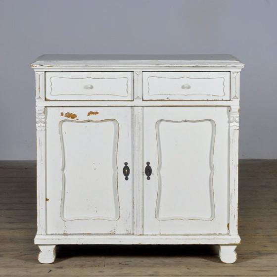 Image 1 of Antikes Kiefernholz-Sideboard, um 1910