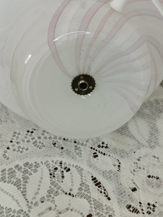 Image 1 of Coppia Lampade da comodino in Vetro Murano 
