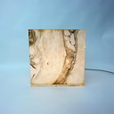 Lampe de table vintage Cube Square Lamp 1970