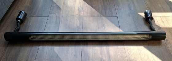 Original Massive Black Tube Lamp from the 70s/80s – Pendant lamps, Metal, Plastic (photo 6 of 7)