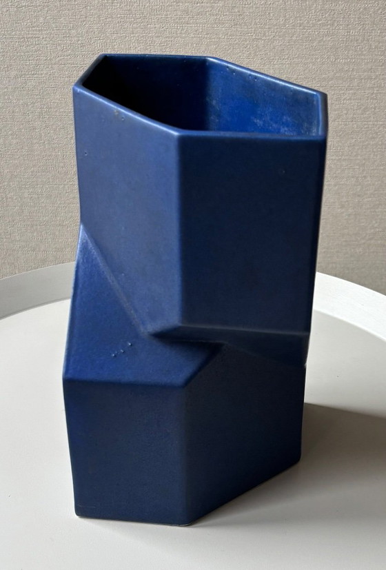Image 1 of Vaso in ceramica Jan van der Vaart blu