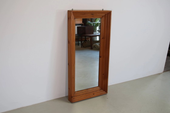 Grand miroir vintage en pin – Wood (photo 3 of 6)