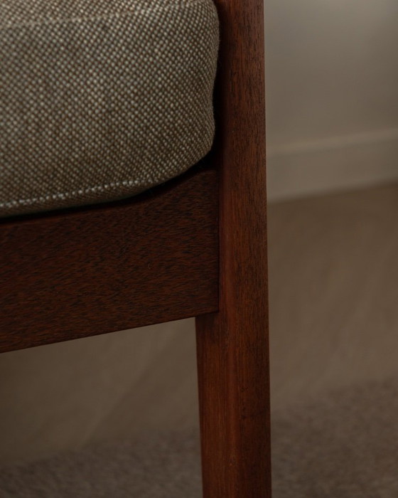 Image 1 of Vintage Senator tweezitsbank van Ole Wanscher voor Cado | Frame van Deens teakhout | Originele bekleding | Jaren 60