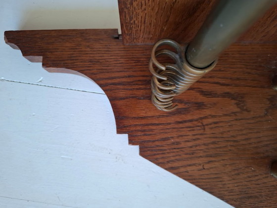 Image 1 of Vintage oak coat rack