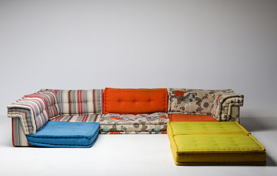 Image 1 of MAH JONG DIX PIÈCES PAYSAGE VIVANT PAR KENZO TAKADA POUR ROCHE BOBOIS FRANCE