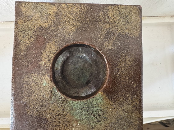 Image 1 of Vintage Cube Vase - Lava