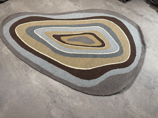 Brink & Campman Aura Ochre rug in-outdoor 140x200 cm