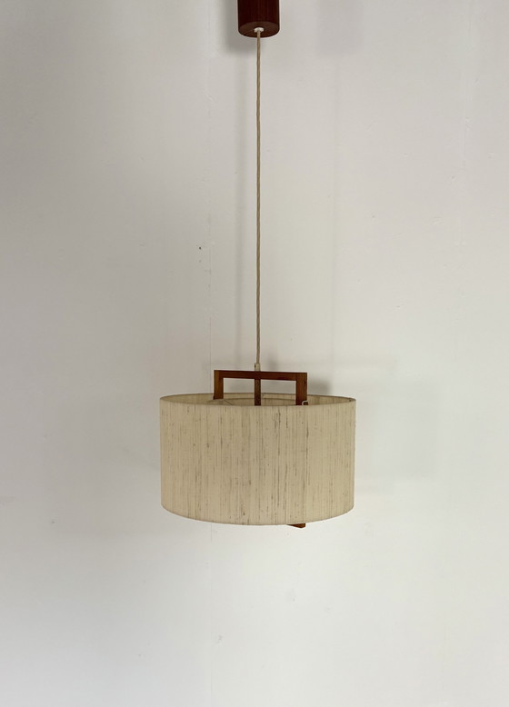 Image 1 of Lampada a sospensione vintage in teak anni '60
