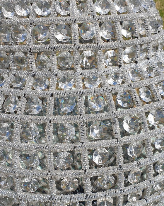 Grote Zeldzame Empire Stijl Kasbah Hanglamp Kristal – Hanglampen, Metal, Crystal (photo 23 of 26)