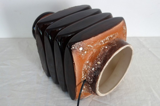 Image 1 of Cari Zalloni ceramic lamp bases from the 1960s/70s