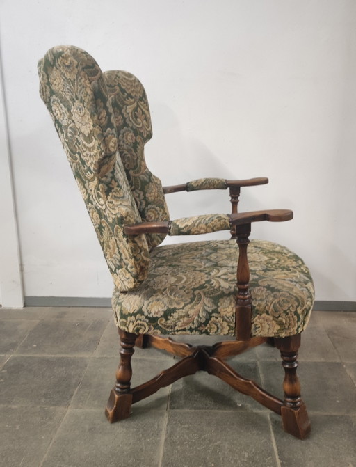 Artifort Fauteuil F297 (1949) Met Gobelin Bekleding – Textile, Wood (photo 2 of 7)