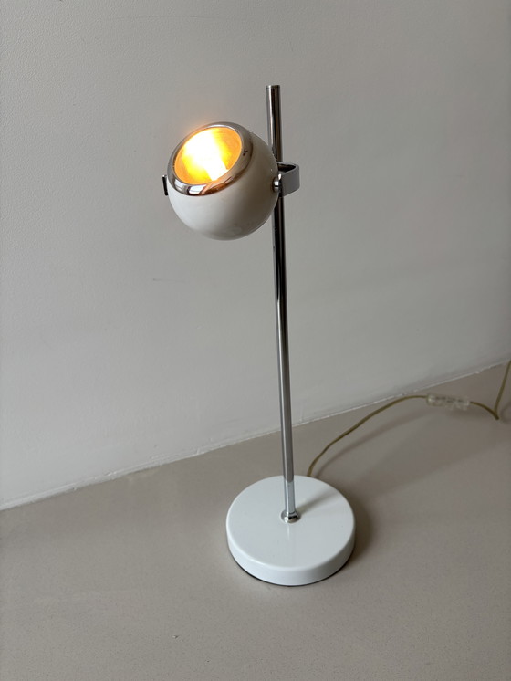 Image 1 of Tafellamp "Eyeball" uit de jaren 80, vintage