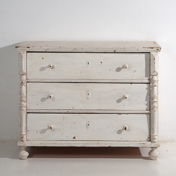 Antique white chest of drawers (c.1920) #48 (photo 36 of 40)