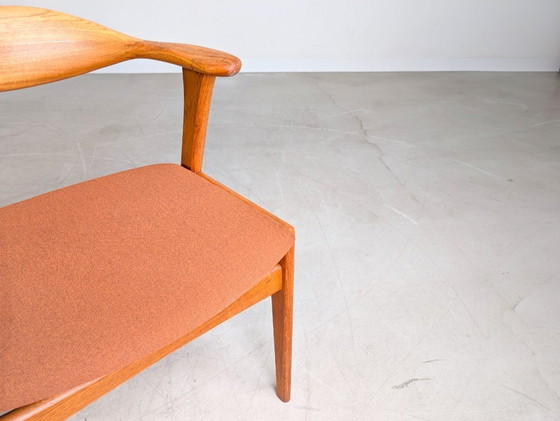 Image 1 of Ensemble de 6 chaises du milieu du siècle Høng Erik Kirkegaard Modèle 49b en teck