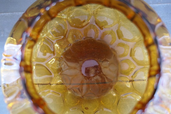 Image 1 of Vase Art Déco Verextrafort Belgique ambré