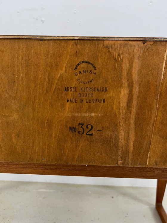Panca e specchio in teak di Kai Kristiansen per Aksel Kjersgaard, 1960 – Tavolini, Wood (photo 12 of 13)