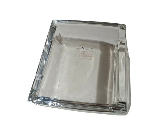 Image 1 of Cendrier en cristal Corba de prestige - Fabriqué en Italie - 3 kg