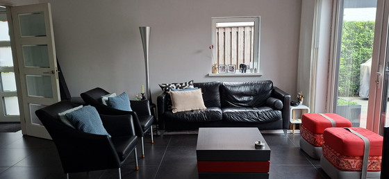 Image 1 of Magnifique canapé Machalke 2 places en cuir noir