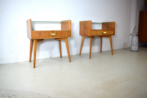 Set van 2 vintage nachtkastjes, WK Furniture, nachtkastjes