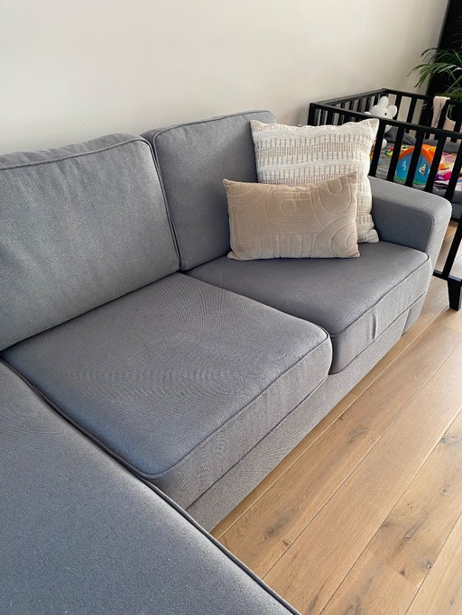 Sofá de 3 plazas Goossens con chaise longue