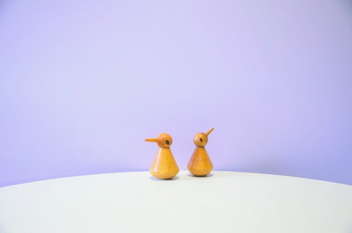 Set X2 Hölzerne Vogelfiguren Kristian Vedel