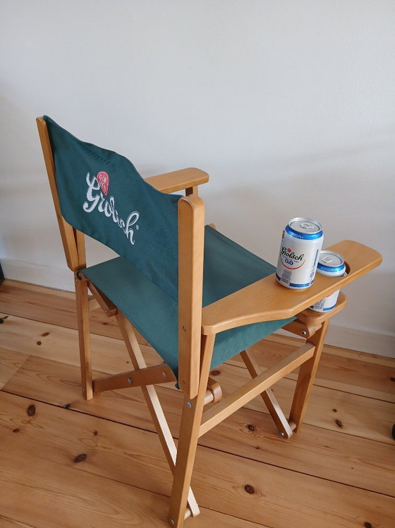 Image 1 of Unieke Grolsch Regiseurstoel 2013-2017 (opklapbaar)