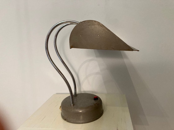 Image 1 of Authentieke vintage notaris bureaulamp