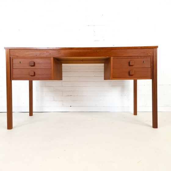 Bureau vintage Domino Møbler en teck années 60 design danois – Bureaux, Wood (photo 2 of 14)