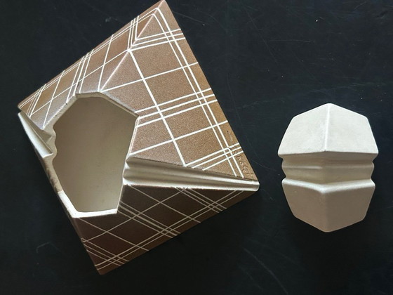 Image 1 of Scatola in ceramica di Memphis firmata Boyé