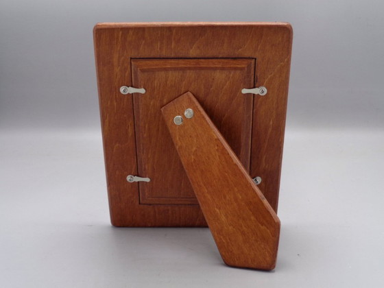 Image 1 of Handgemaakt, gehamerd, verzilverd metalen frame, binnenmaat 9x13 cm