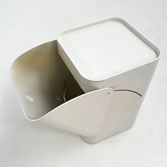 Image 1 of White Laundry Bin by Anna Castelli for Kartell, 1970s
