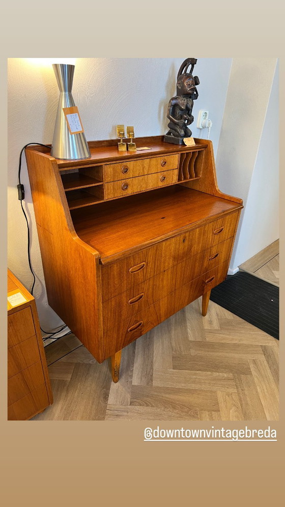 Secretaire vintage svedese, Egon Ostergaard per SMI anni '60 – S.M.I., Scrivanie, Wood (photo 3 of 10)