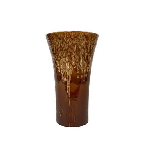 Vintage Deutschland Vase mit Lava-Effekt, 37 cm hoch, 1960er Jahre