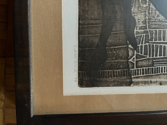 Signed Elmar Gille Artwork Collection in Original Frames (Set of 7) + Illustrated Monograph (1974) (photo 13 of 24)