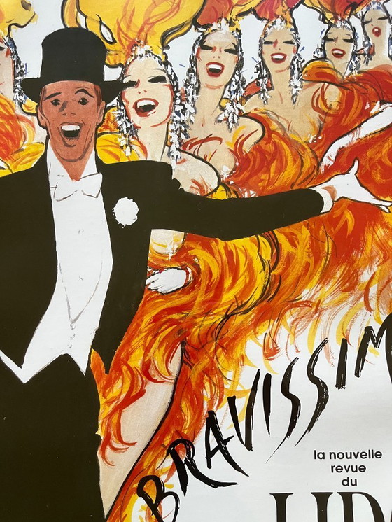 Image 1 of Bravissimo du Lido poster designed by René Gruau, 1990