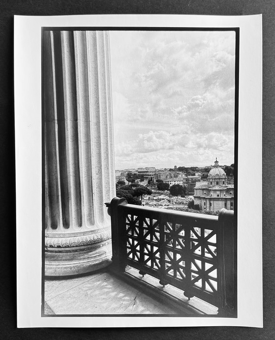 Image 1 of Michel Pinel - Rome 2004 - View of the Capitoline Hill - Signed