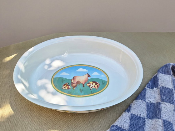 Image 1 of En perfecto estado: 1 fuente GRANDE para horno Villeroy & Boch A la Ferme les Animaux.