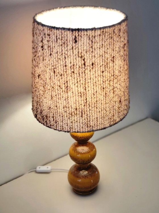 Kaiser Leuchten Bubble Ceramic Table Lamp, Germany 1960 (photo 3 of 9)