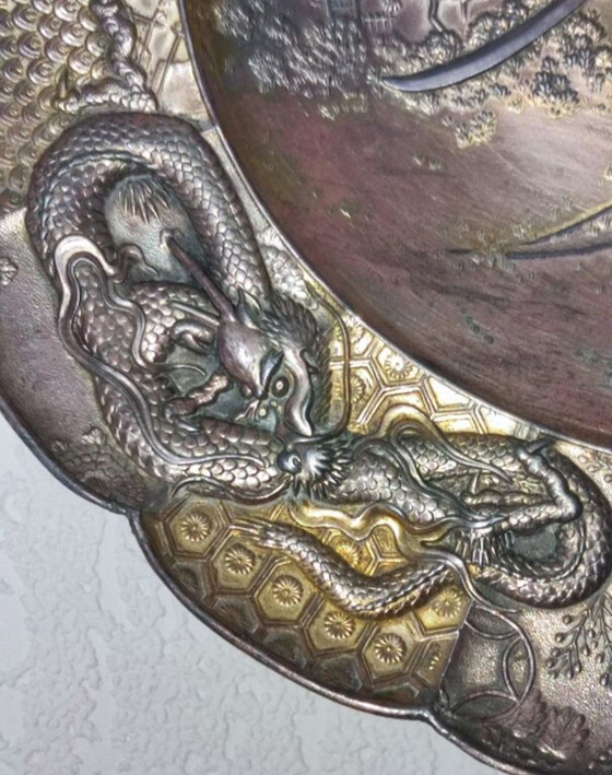 Piatto Samurai/Drago – vintage, Oggetti decorativi, Metal (photo 13 of 13)
