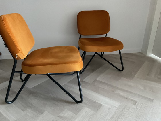 Image 1 of Fauteuil en velours Bronx71, lot de 2