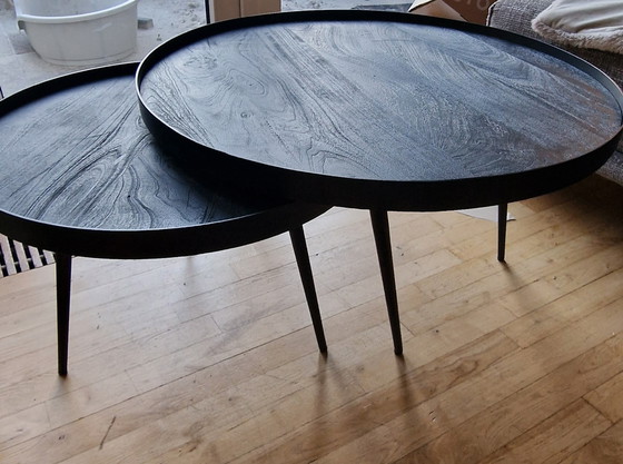 Image 1 of Stilvolles Designer-Couchtisch-Set - luxuriöse Ausführung & modernes Design