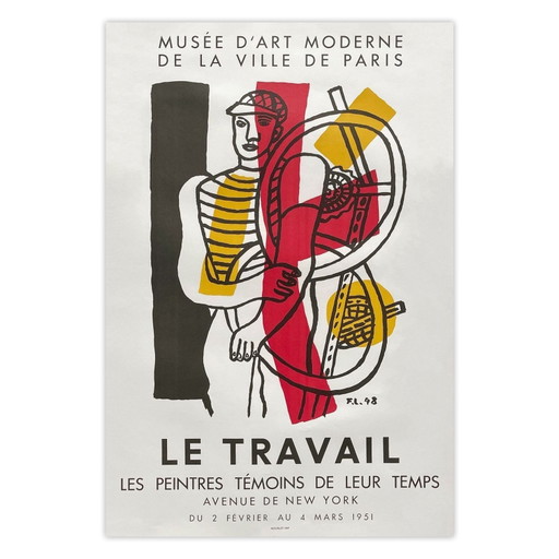 Fernand LÉGER Expo 51 - Musée d'Art Moderne de la Ville de Paris Poster 1951