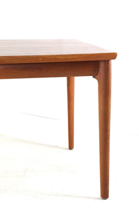 Vintage Danish rectangular extendable teak dining table – Wood (photo 8 of 18)