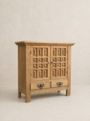 Massiver Eichenschrank – spanisches Brutalismus-Design, 1960er Jahre