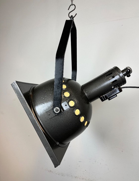 Image 1 of Projecteur de théâtre gris vintage d'Elektrosvit, années 1970