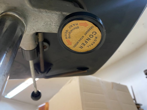 Image 1 of Sedia girevole da ufficio spaziale di metà secolo di Drabert Stahlmöbel Minden, modello Confer.