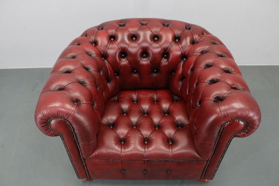 Image 1 of Vintage Leather Armchair, Czechoslovakia