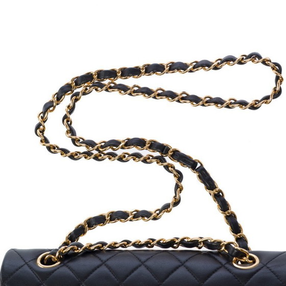Image 1 of CHANEL Timeless/Classique Schwarze Ledertasche - 103507
