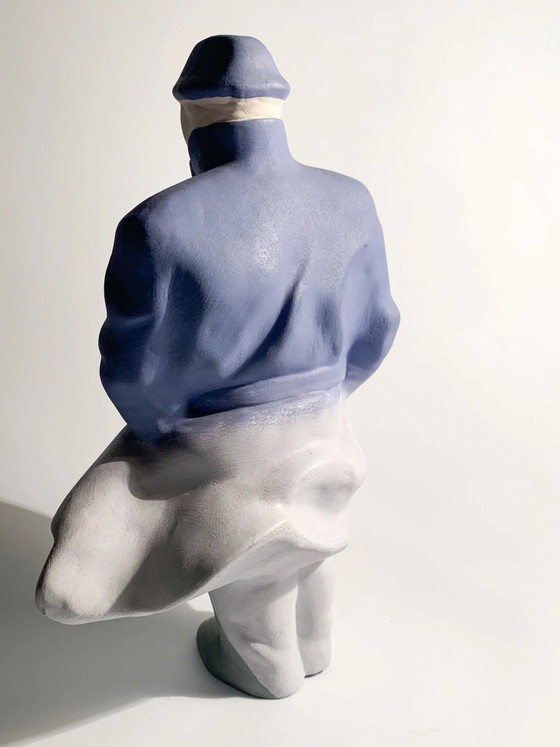Sculpture figurative en céramique par L'Aquilone, 1984 (photo 7 of 9)